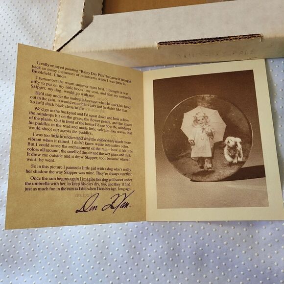 Pemberton & Oaks "Rainy Day Pals" Mini Plate Collectible - Picture 3 of 7